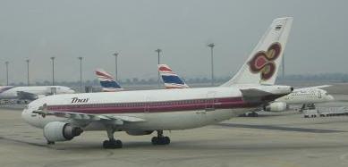 Thai Airways Plane at Chiang Mai