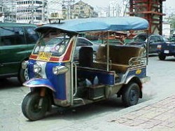 tuktuk in Chiang Mai