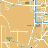 Chiang Mai Airport Map