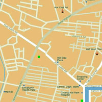 Chiang Mai West Map