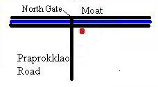 Map to North Gate Bar, Chiang Mai